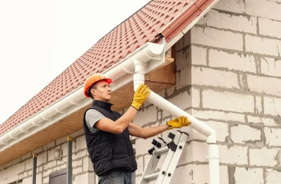 Pose et remplacement de gouttières à Préporché